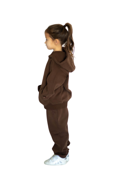 Embossed Kids Set - Mocha